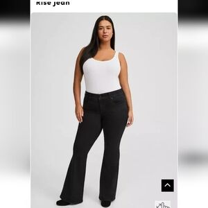 RHINESTONE NWOT TORRID 18R Bombshell Flare High-Rise Jean